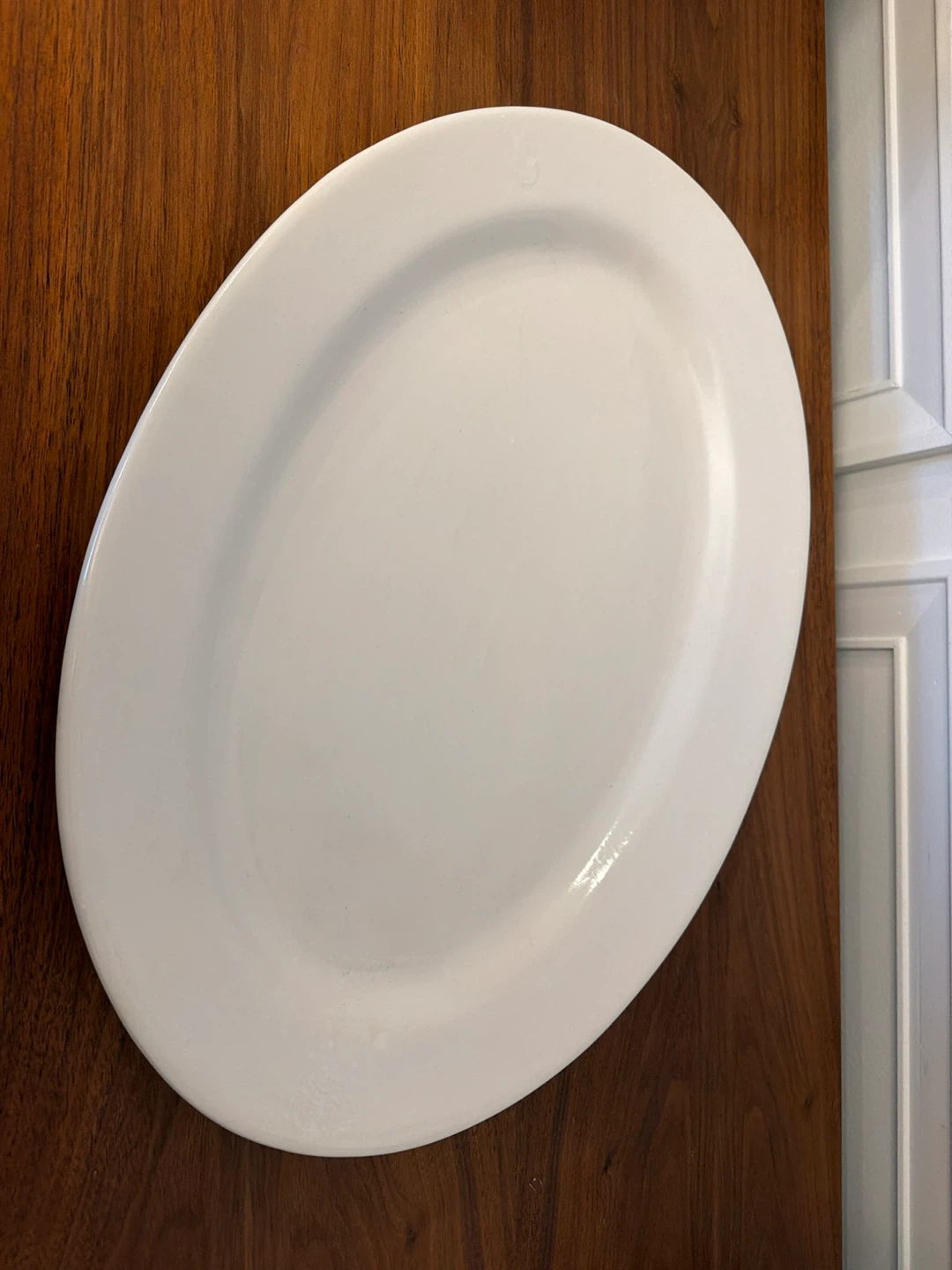 White Oval Serving Platter