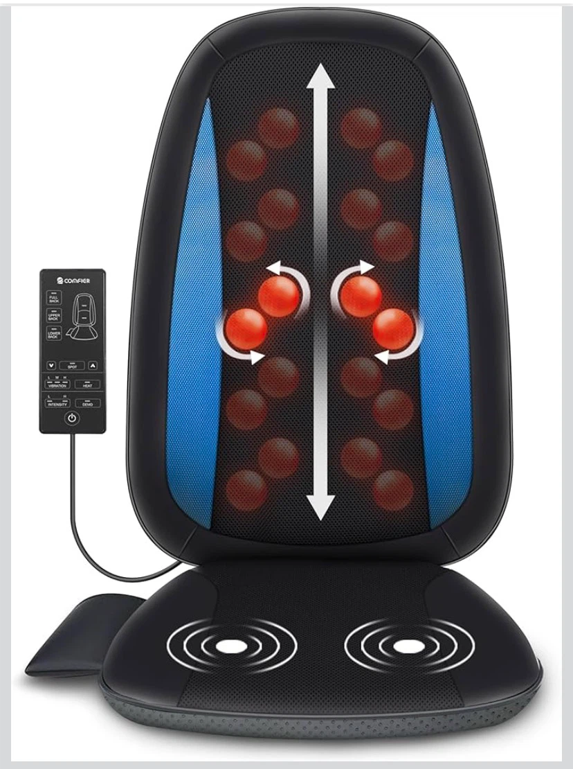 Comfier Shiatsu Massage Seat Cushion with Heat - photo 4
