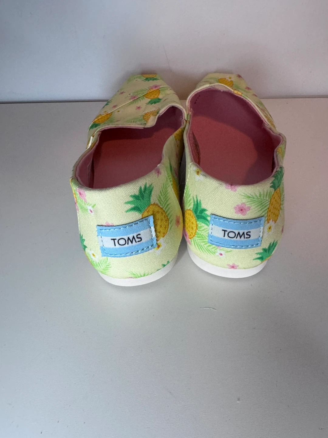 TOMS Classic Alpargata Pineapple Print Shoes Size W8 - photo 5