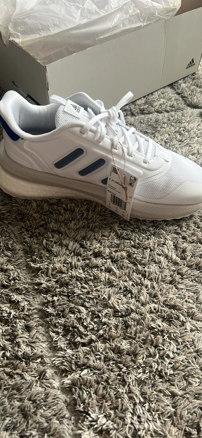 Adidas LWST Running Shoes - White/Blue - Size 8.5 - photo 3