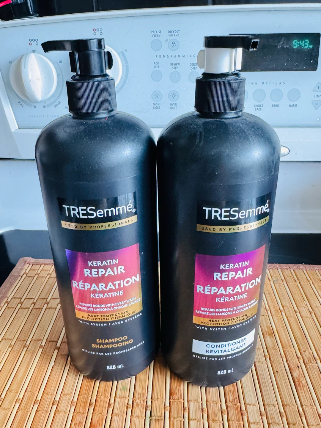 TRESemmé Keratin Repair Shampoo & Conditioner Set (828 mL each)