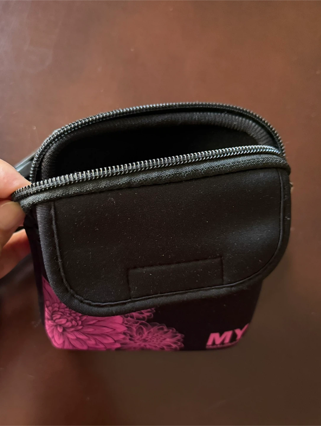 MY Tagalongs Black Floral Pouch with Belt - photo 2