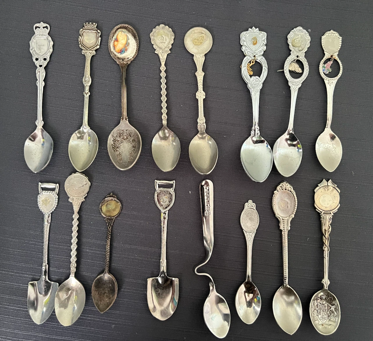 Souvenir Tea Spoons Collection, vintage/antique - photo 2