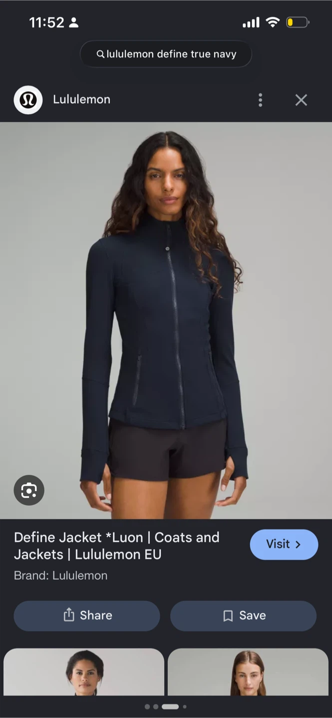 Lululemon Define Jacket *Luon True Navy
