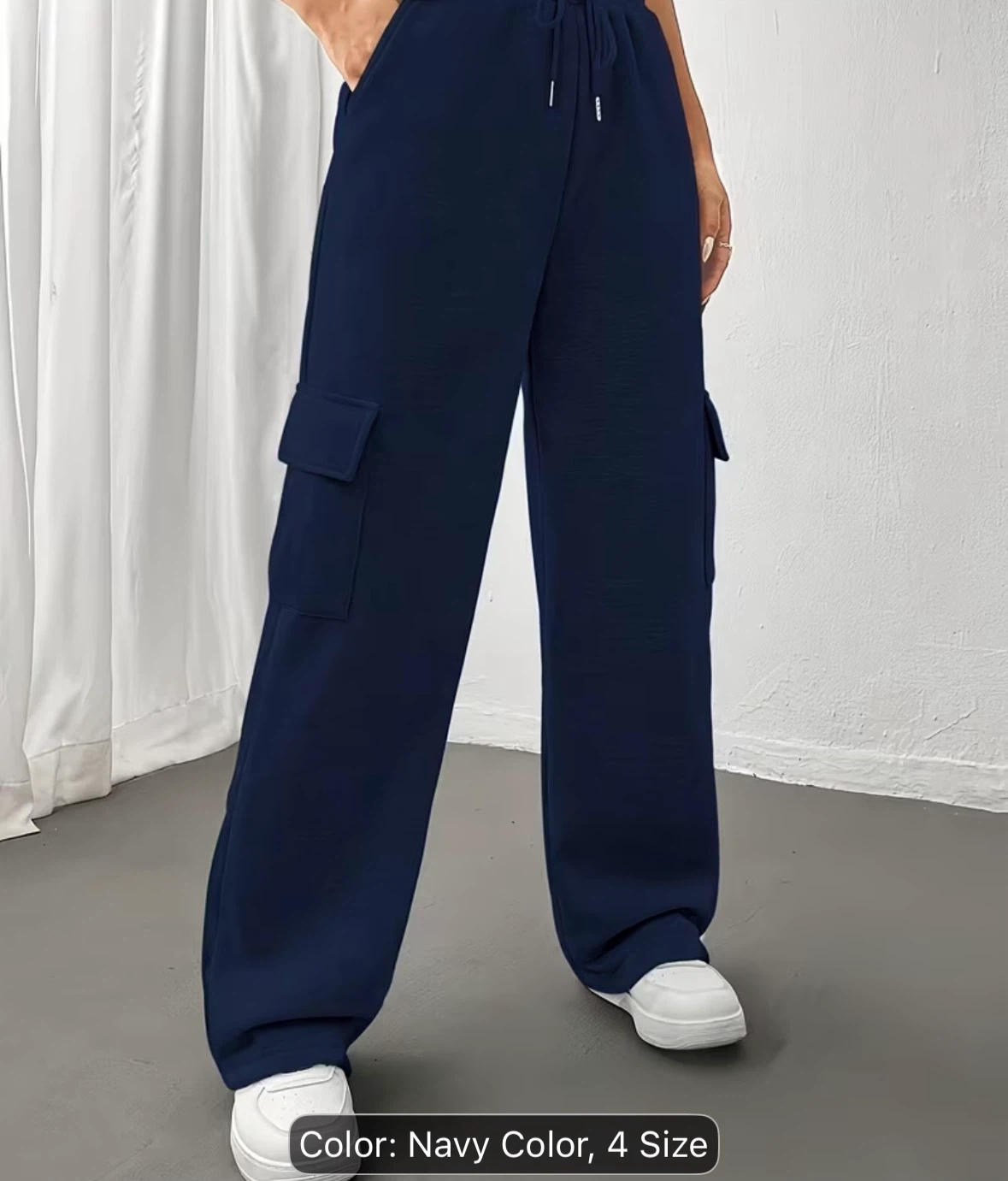 Work Navy Cargo Pants - Size 4 - photo 2