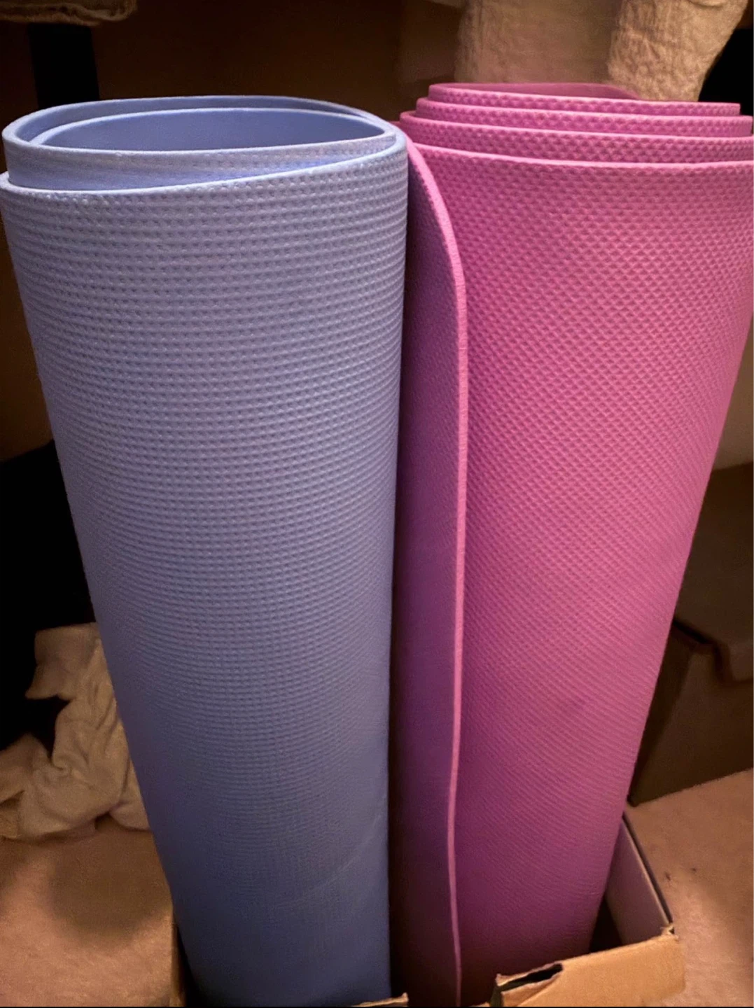 Yoga Mats (Blue and Pink) 2 pieces!!!