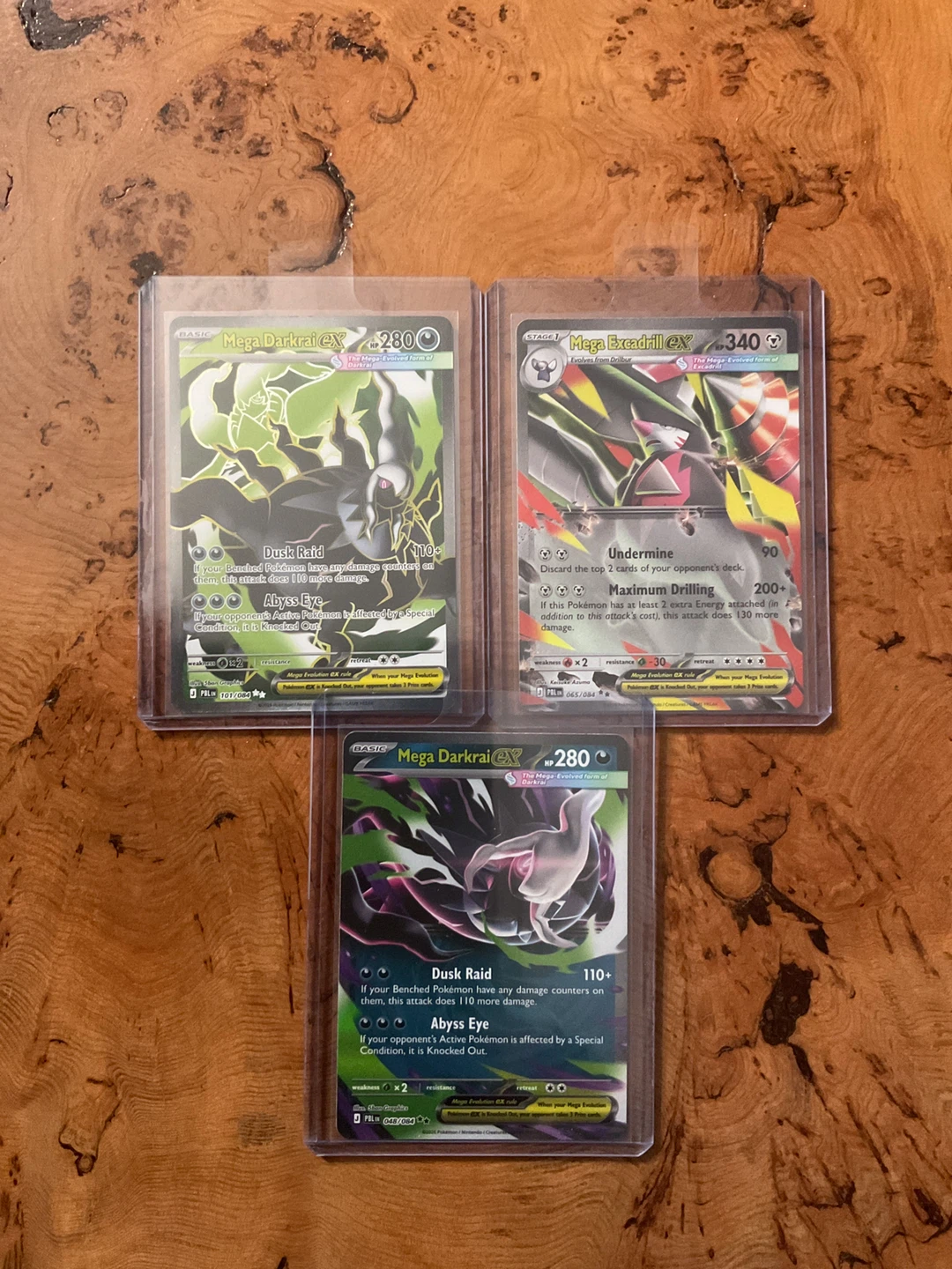 Pokemon TCG Mega Darkrai EX and Mega Excadrill EX Cards