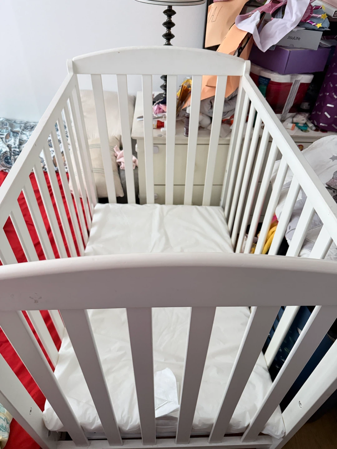 Selling a baby crib with mattress
