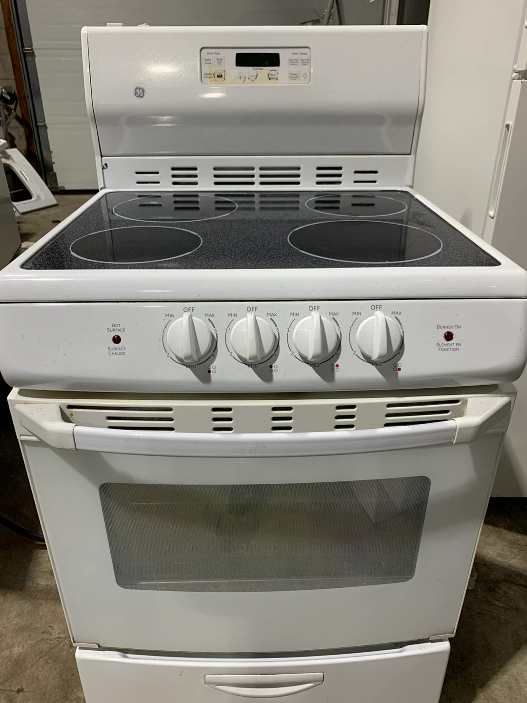 GE 24 inch Glass Stove sale immediately-360/-