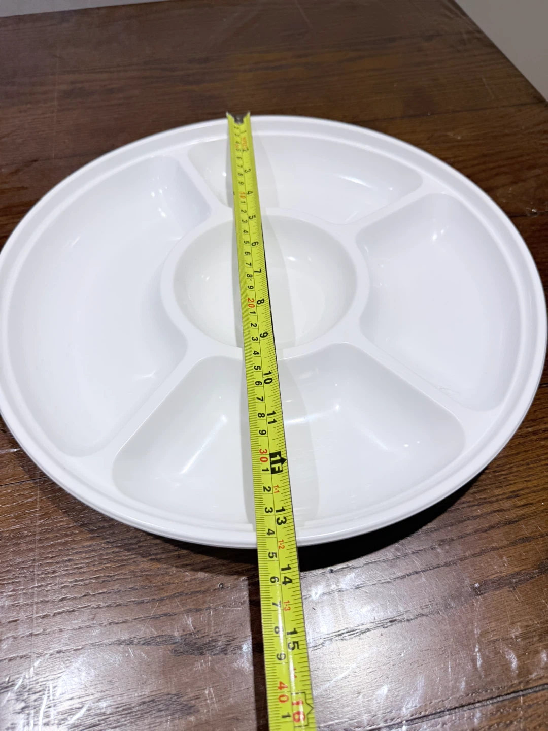 White Plastic Serving Platters - photo 3