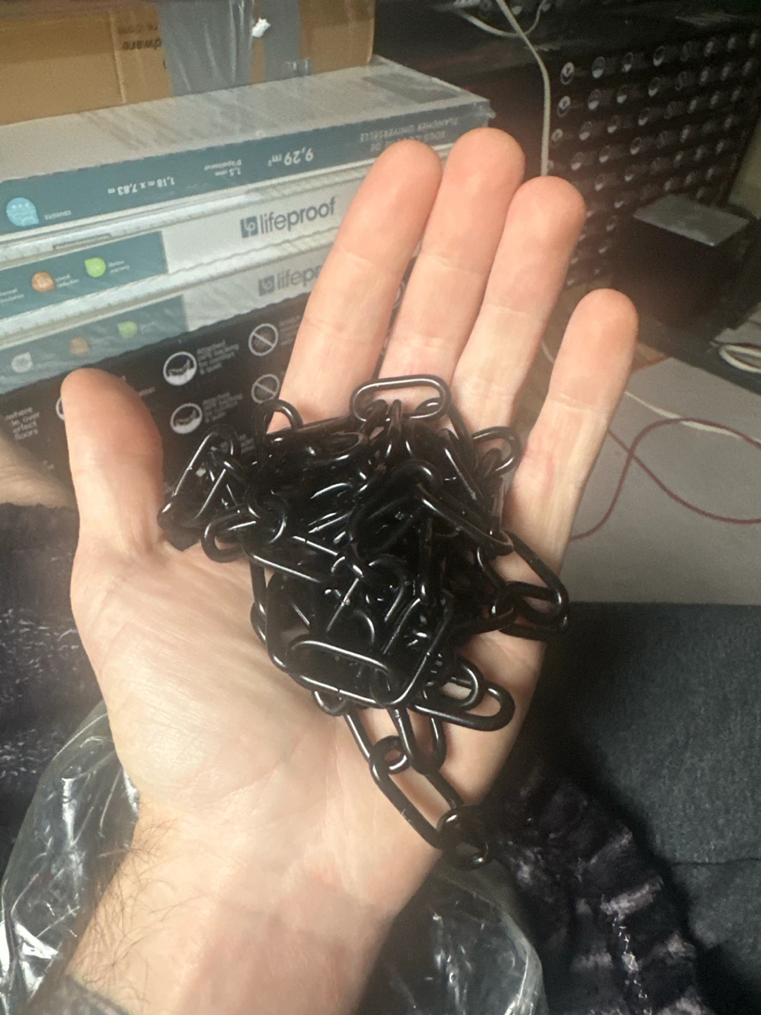 Black Metal Chain