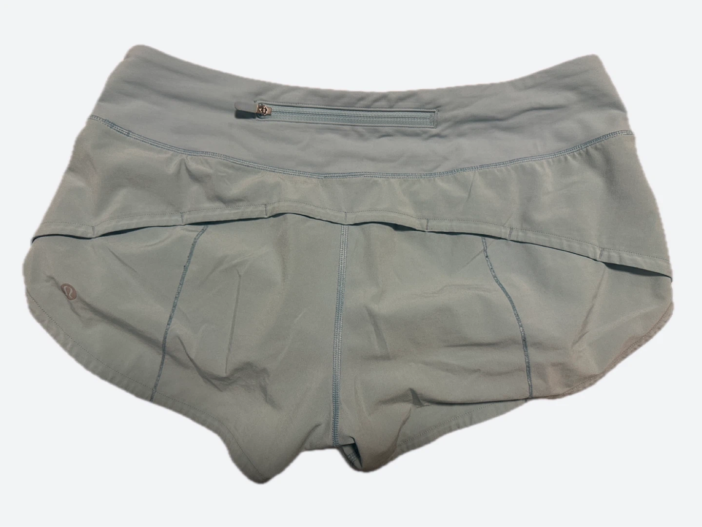 Light blue Lululemon Running Shorts Size 6 - photo 3