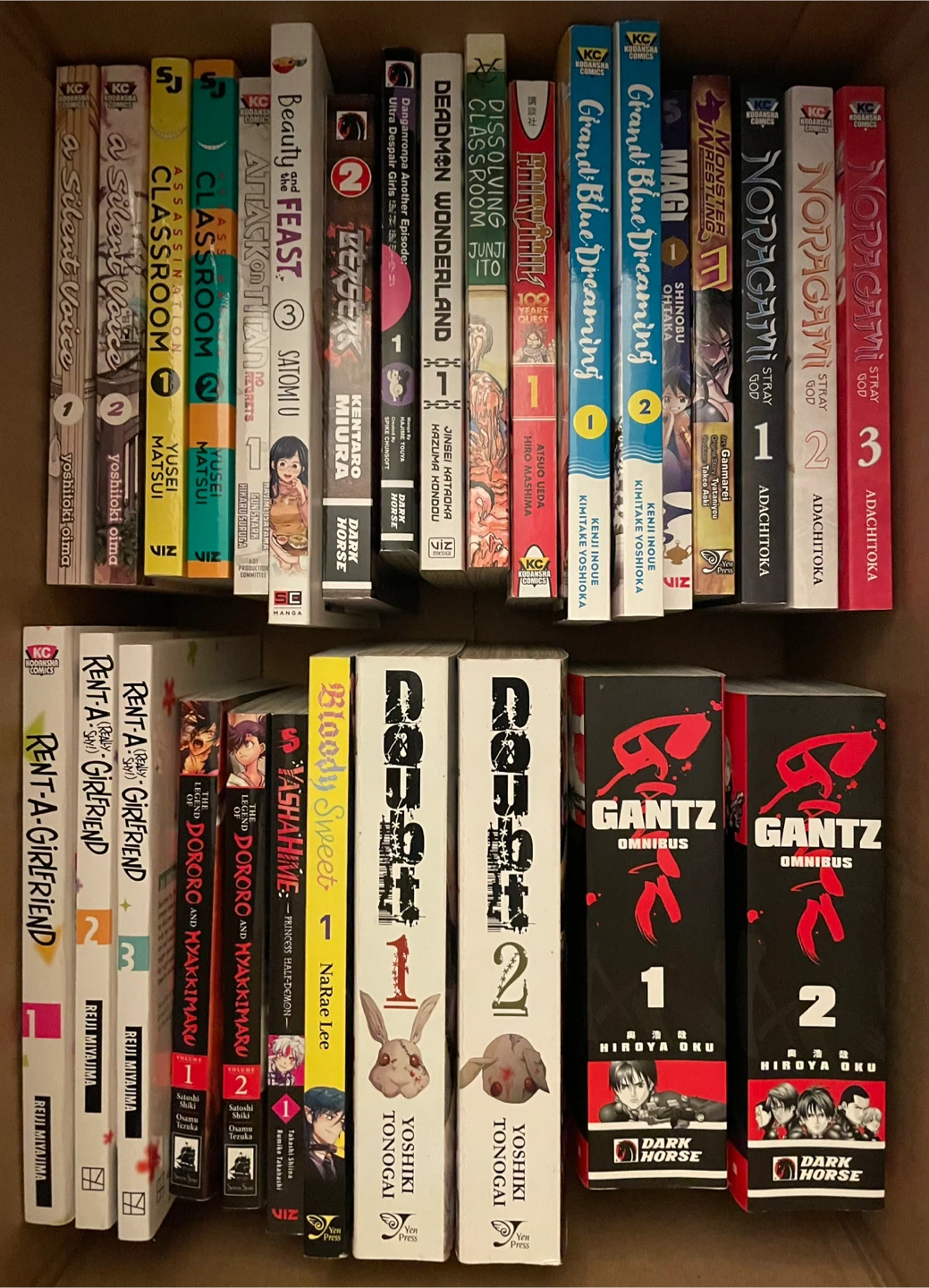 Lot of 36 manga/manhwa/omnibus