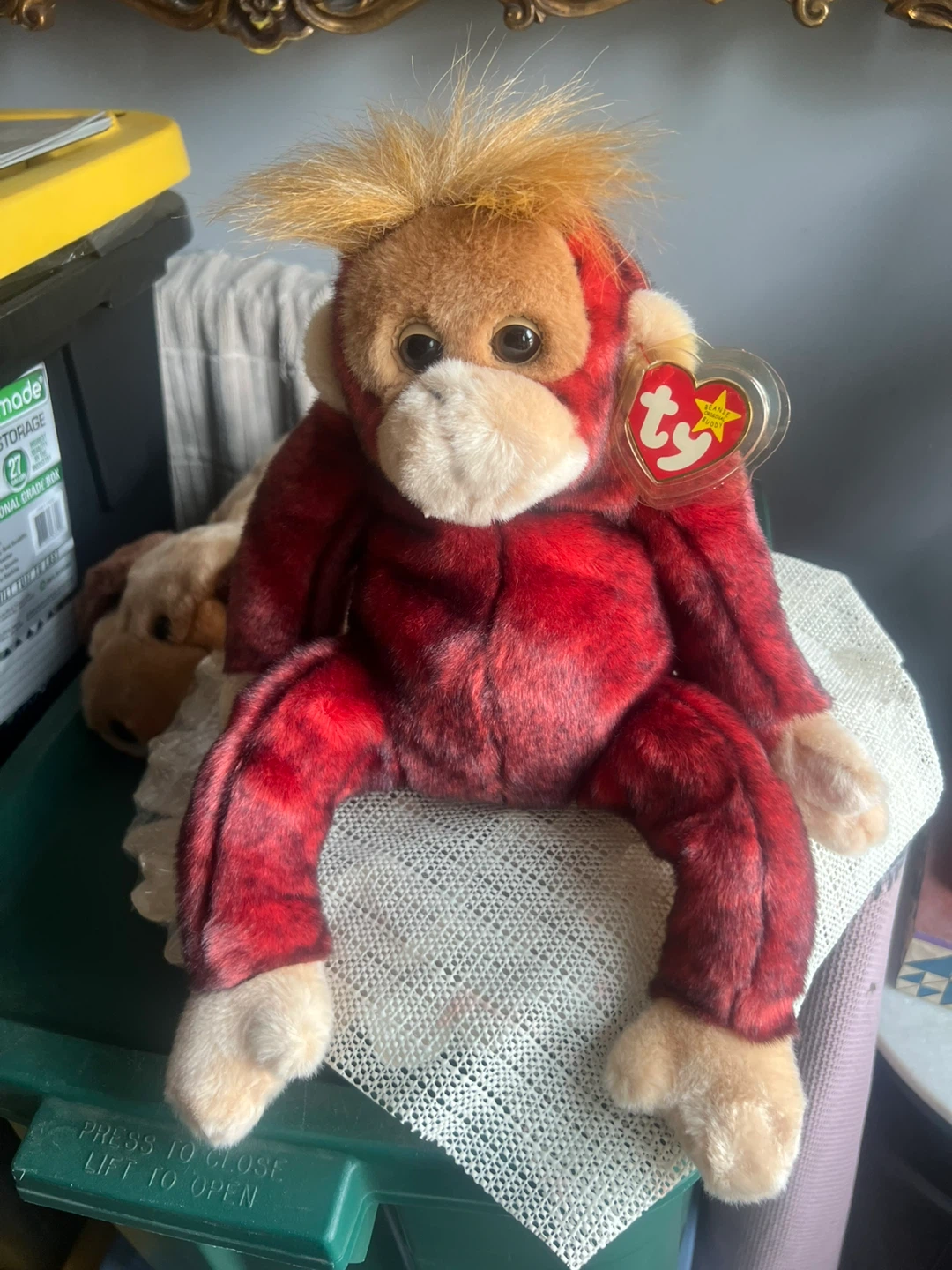 Ty Beanie Buddy Orangutan Plush