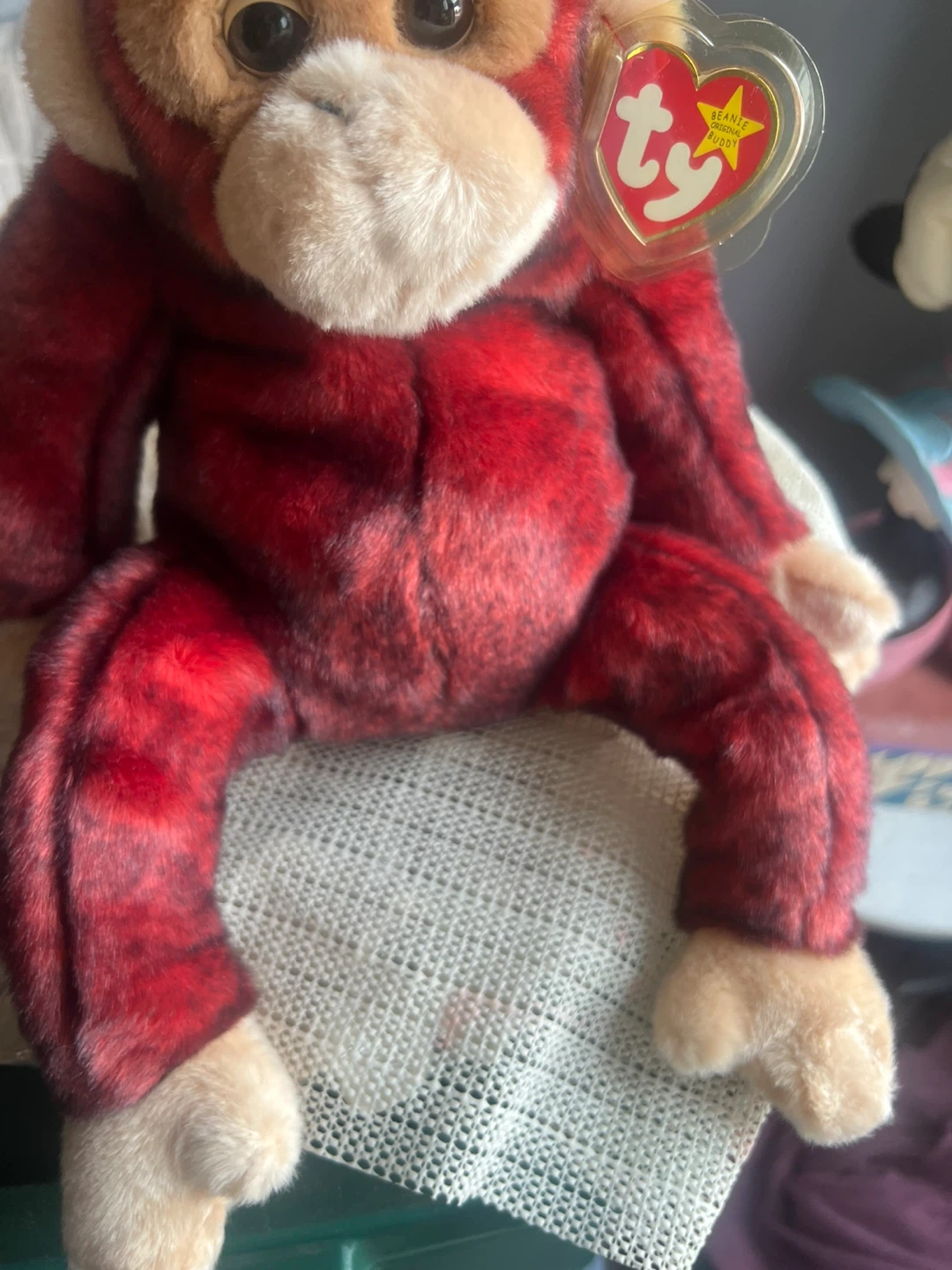 Ty Beanie Buddy Orangutan Plush - photo 3