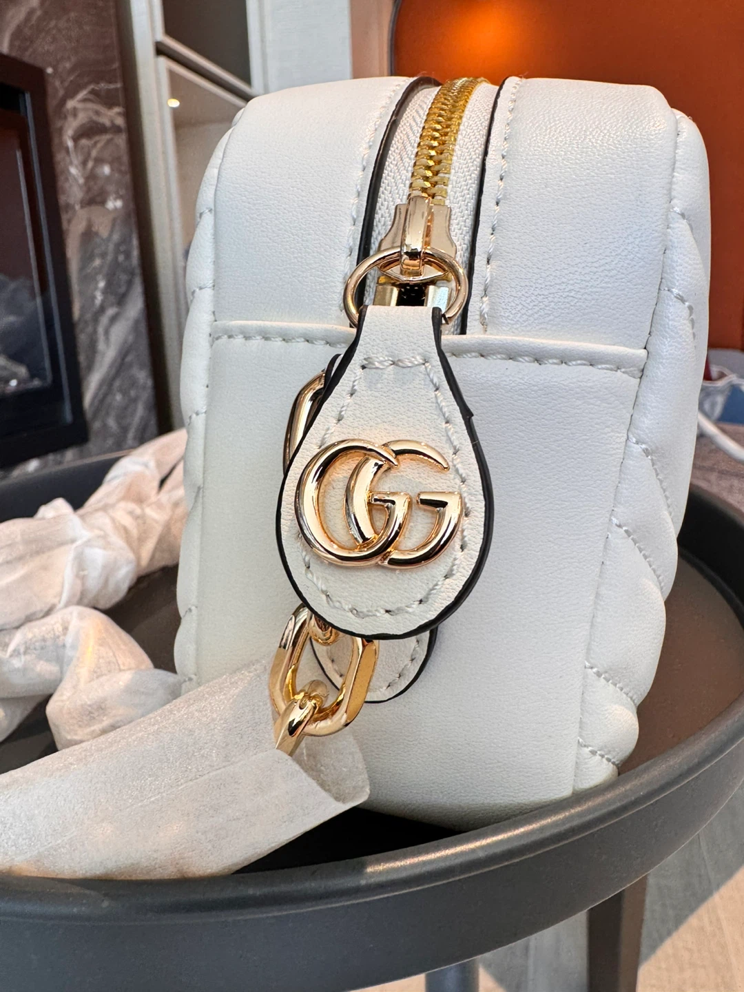 Gucci GG Marmont Camera Bag - White - photo 2