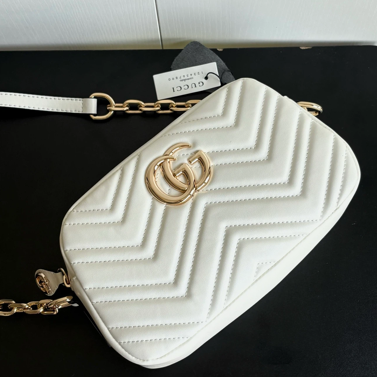 Gucci GG Marmont Camera Bag - White - photo 3