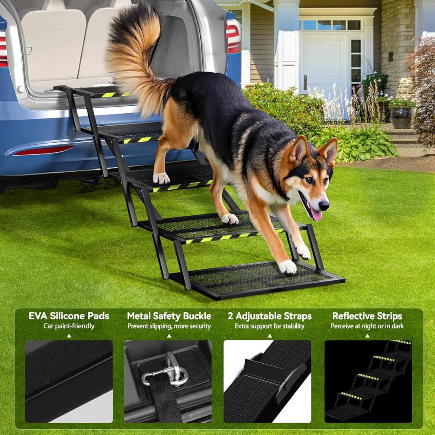 Pawaboo Extra Wide Dog Stairs for Car - New - photo 3