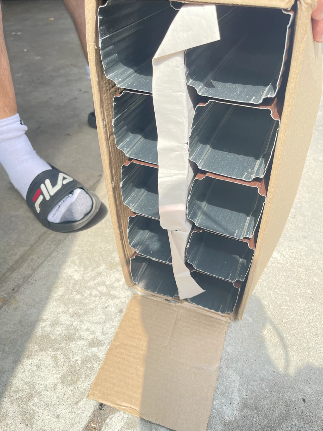 10 Square Downspout Pipe - 3" x 10' - photo 2