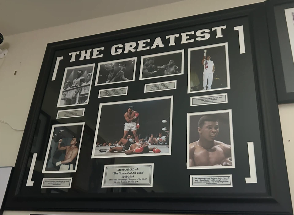 Muhammad Ali "The Greatest of All Time" Framed Memorabilia