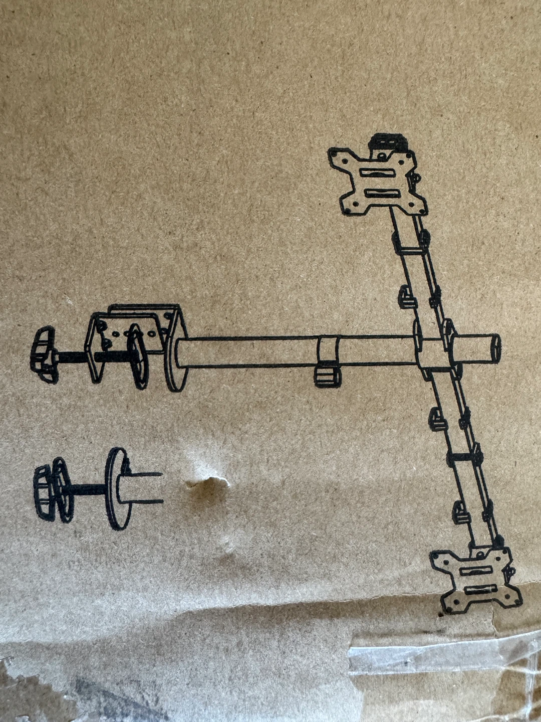 VIVO Dual Monitor Desk Mount STAND-V002 - photo 2