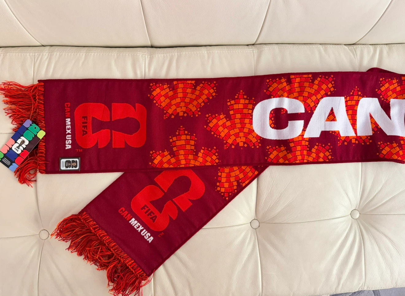 FIFA Canada Host Official Look Woven Scarf
