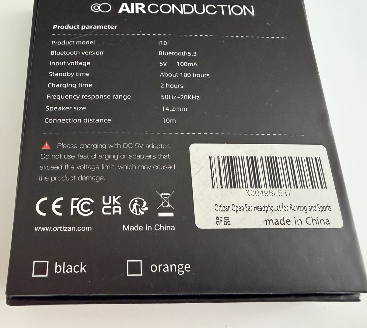 New Ortizan Open Ear Headphones Bluetooth Headset - photo 4