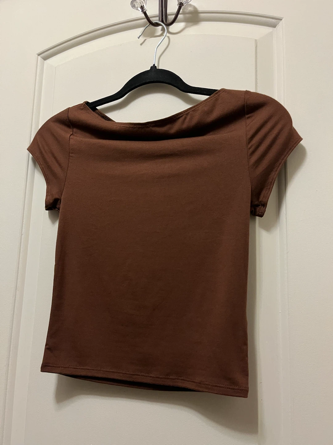 New with Tag Threaded Rose Brown T-Shirt Size S - photo 5