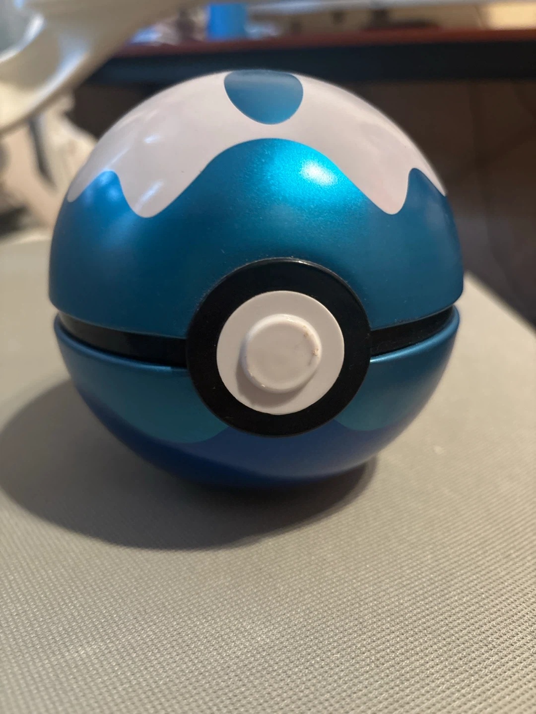Blue and White Poke Ball Tin