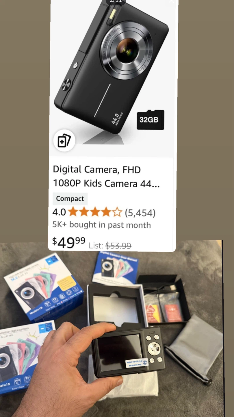Digital Camera - 56MP FHD 1080P