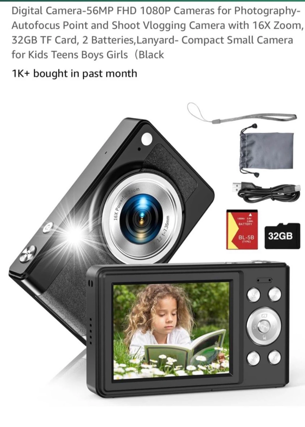 Digital Camera - 56MP FHD 1080P - photo 3