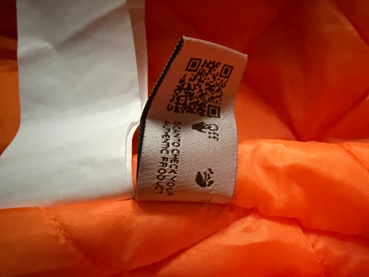 Off-White Orange Varsity Jacket - photo 4