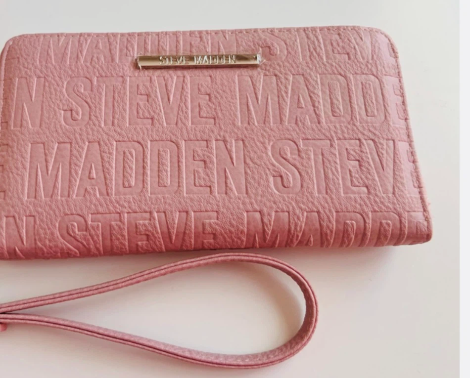 Steve Madden Pink Monogram Tote Bag and Wallet Set - photo 2