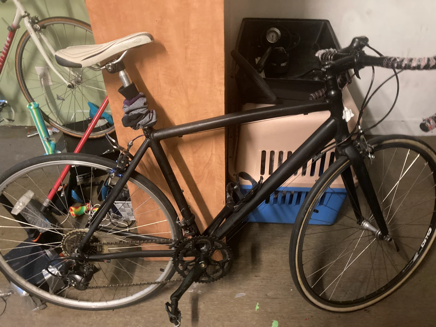 Black Road Bike