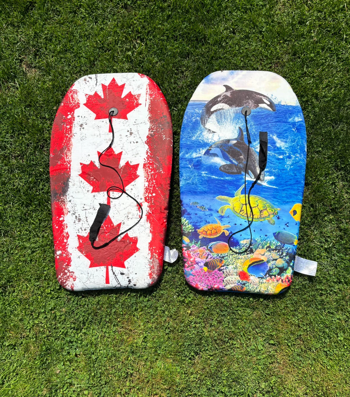 Two Bodyboards - Canadian Flag & Ocean Scene - photo 3