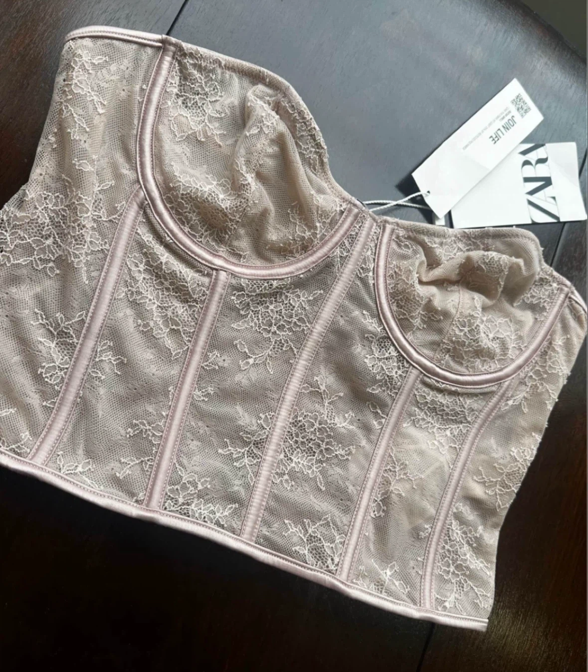 New Zara Lace Corset Top - photo 2