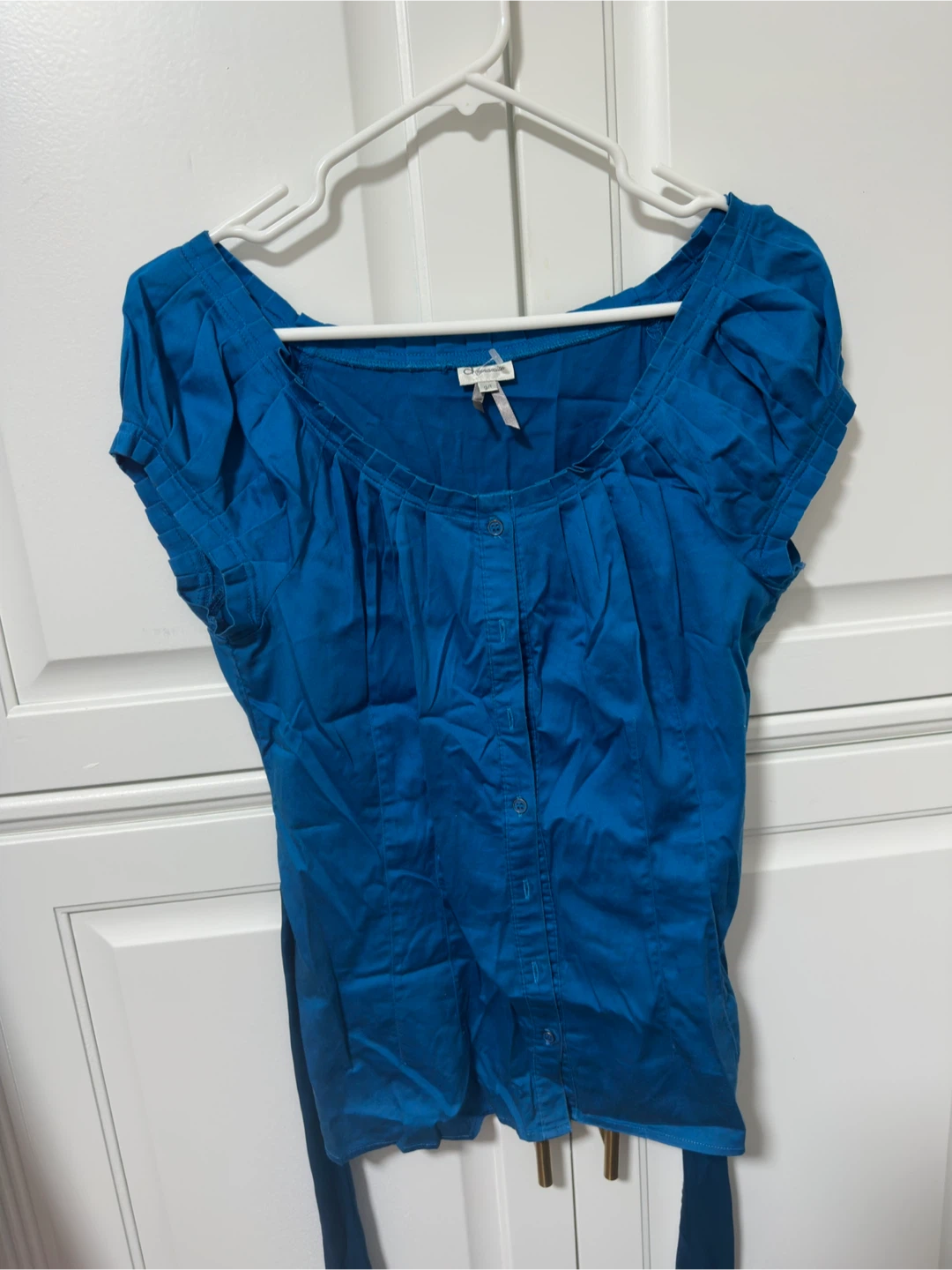 y2k Blue Dynamite Button-Up Blouse - photo 2