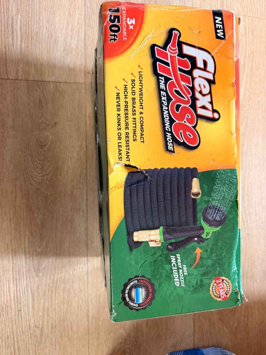 Flexi Hose Expanding Garden Hose - 150 ft, Black
