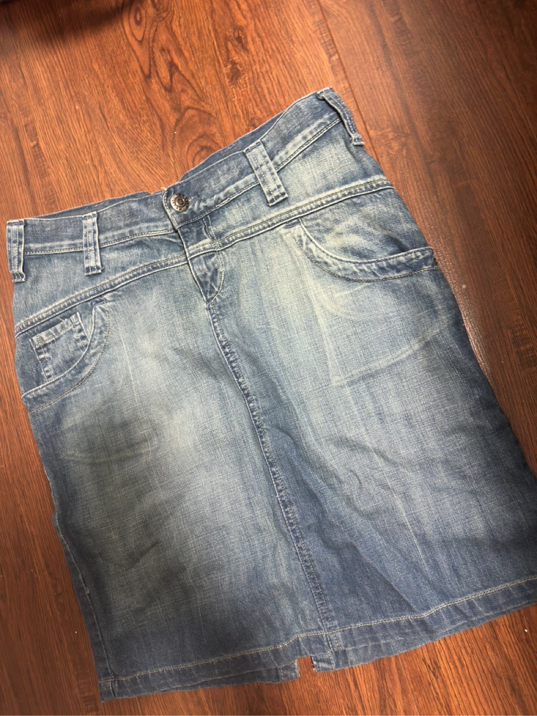 y2k Blue Denim Skirt - photo 2