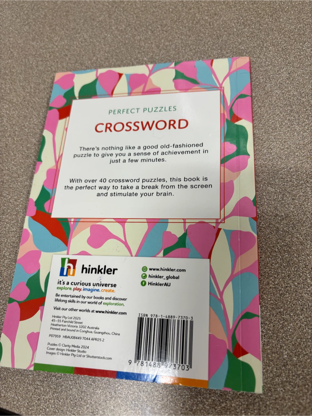 Perfect Puzzles Crossword Book - photo 3
