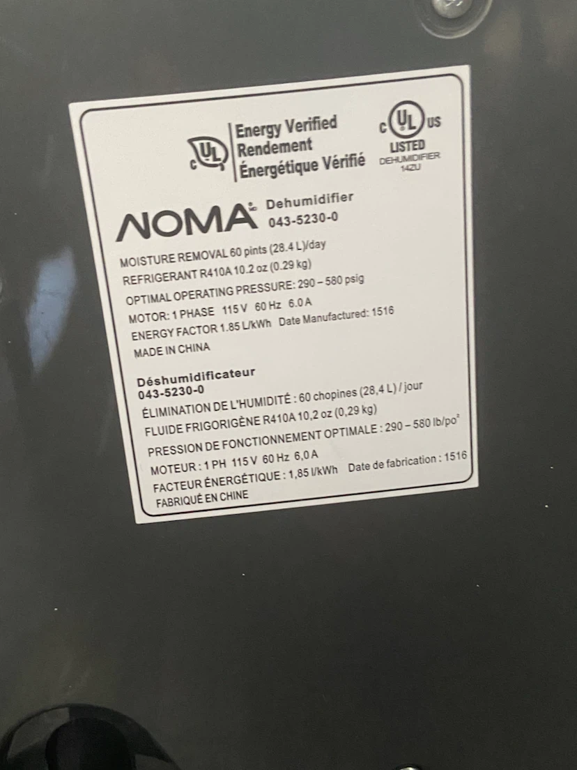 Noma Dehumidifier - photo 5