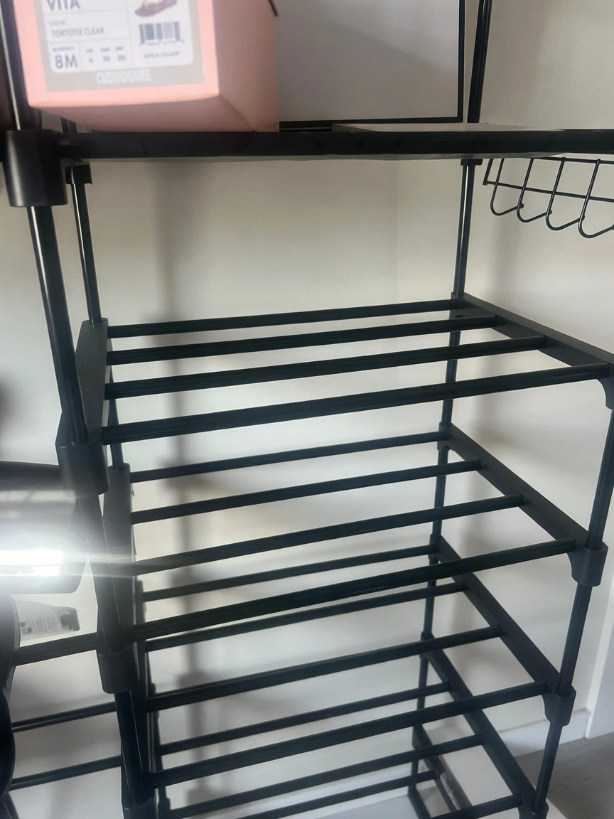 Large Black Shoe Rack Organizer - photo 2
