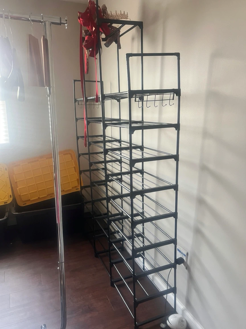 Large Black Shoe Rack Organizer - photo 4