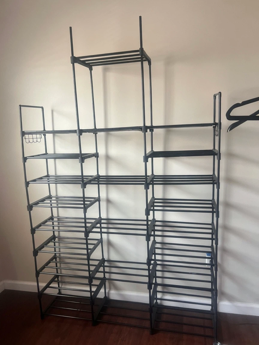 Large Black Shoe Rack Organizer - photo 5