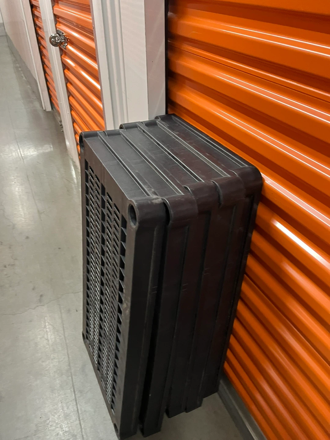 Stackable Black Plastic Storage Bins (Set of 4) - photo 3