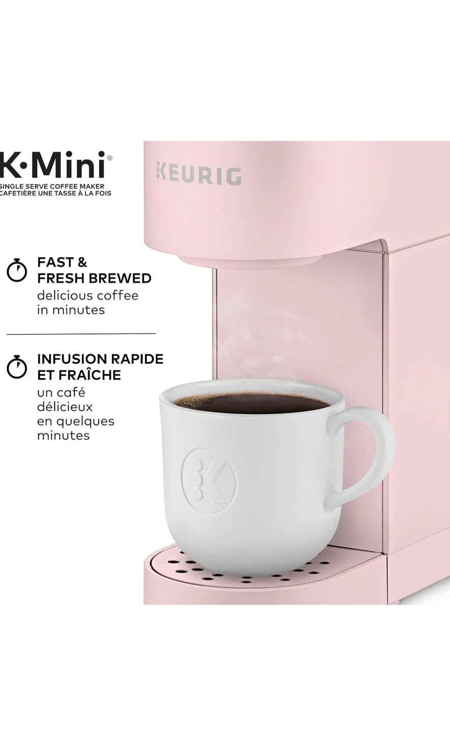 Keurig K-Mini Single Serve Coffee Maker - Dusty Rose - photo 5