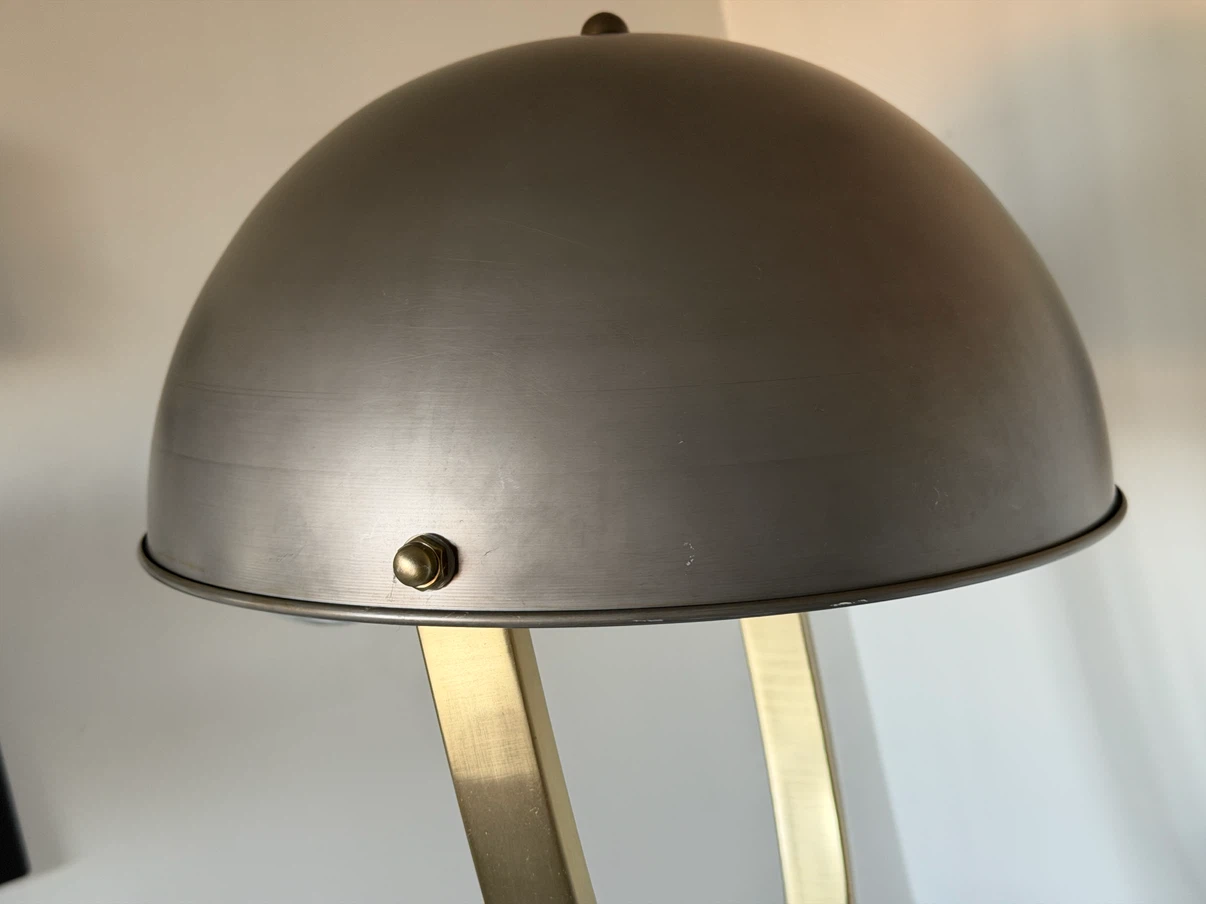 Art Deco Style Table Lamp with Marble Base - photo 2