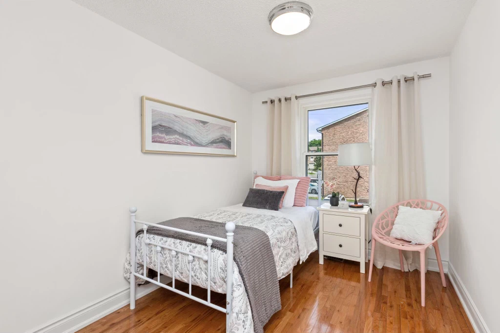 White Metal Twin Bed Frame