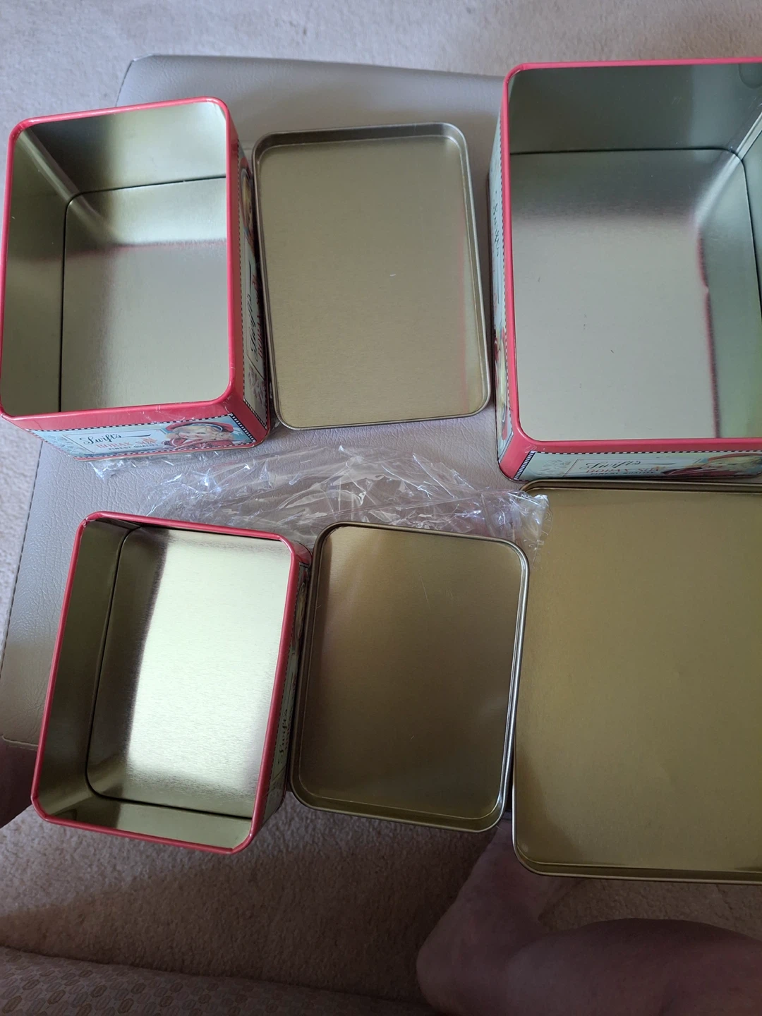 Set of vintage theme Borax tins - photo 3