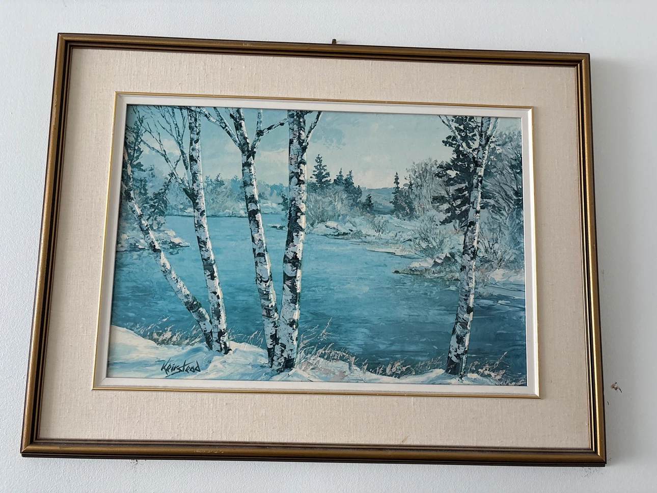 Framed Artwork - Bicycle with Flowers